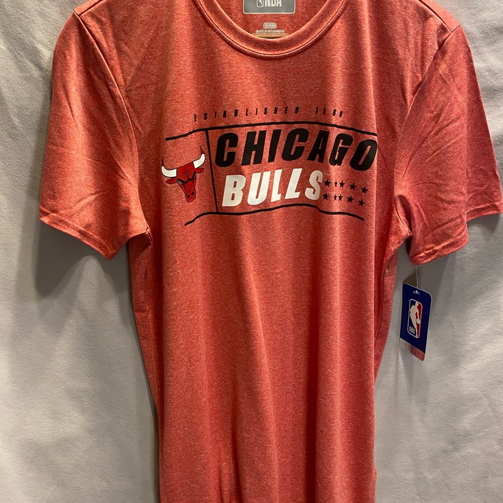 NBA Chicago Bulls Red Short Sleeve Tee